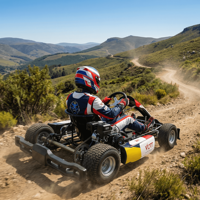 Vortkart Go Kart Todoterreno para Adultos, Karting para Carreras Fuera de Carretera, Alquiler para Clubes, Karting Comercial para Adultos 225CC