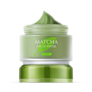 Laikou Matcha bùn mặt nạ Kem dưỡng ẩm kiểm soát dầu màu xanh lá cây trà Mặt Kem làm sạch sâu Mặt nạ dưỡng ẩm tự nhiên - Product Image 1