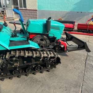 Tractor de orugas de nuevo diseño con caja de cambios 2WD, máquina de arado agrícola de tamaño mediano/grande, cuchilla dozer, rotocultivador de 35hp - Product Image 6