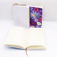 Couverture de carnet vierge en cuir PU personnalisable avec logo pour sublimation A4, A5, A6 pour impression par transfert thermique – Vente en gros