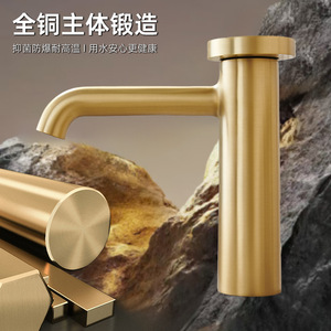 Copper Basin Faucet Single Handle Deck Mounted Brass Valve Core Hot Cold Water Sink Tap Bathroom Fixture - Product Image 1