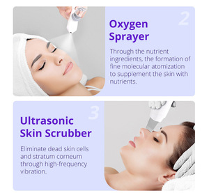 Appareil de beauté multifonctionnel de haute qualité 6 en 1 pour le nettoyage et le rajeunissement de la peau, restauration de l'équilibre eau-huile - Product Image 3