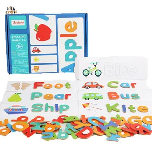 educational toy New 3d puzzle card spelling game Treehole Spell Words Children's Educational Toys
