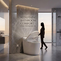 WC intelligent CE CUPC avec bidet automatique, séchage à l'air, télécommande et fonctions sanitaires avancées