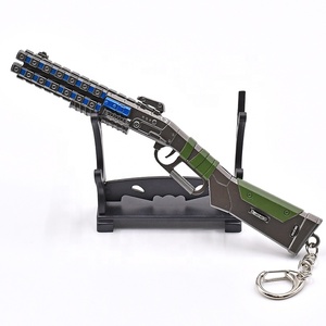 Offre Spéciale 16cm fusil de chasse modèle porte-clés de légendes <span class=keywords><strong>APEX</strong></span> personnalisé métal pistolet porte-clés Souvenir porte-clés pendentif pour la décoration - Product Image 1