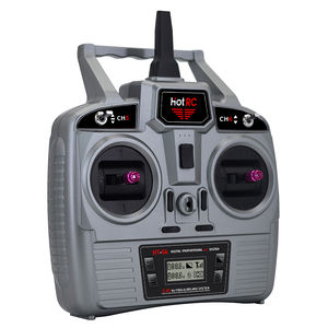 Transmisor y Receptor RC Hotrc Private Mold 4.5-9V 2.4Ghz 6CH PWM FHSS F06A para Aviones, Autos, Barcos y Tanques - Product Image 3