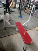 XinRui Commercial Fitness Flat Bench Équipement de gymnastique à domicile multifonction pour la musculation à domicile et l'entraînement en force à usage domestique et central