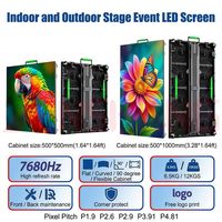 Pantalla LED para Exteriores para Eventos, Panel de Video LED Flexible P3.91 para Publicidad, Pantalla LED Modular P4 de Alquiler