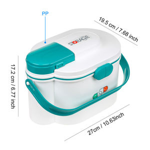 Gran oferta, caja de primeros auxilios familiar, caja de medicinas, organizador separado con bandeja removedora, contenedor de almacenamiento de plástico multifunción - Product Image 6