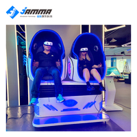 9d VR cinéma vr simulation jeux chaise VR egg simulateur 3 DOF plate-forme avec effet spécial parc d'attractions à pièces