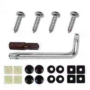 Kit de marco para matrícula de acero inoxidable, abrazadera de 177 mm con tornillos y accesorios para placas estándar de EE. UU. - Product Image 1