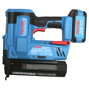 FIXTEC 2.0Ah Li-Ion <span class=keywords><strong>Batterie</strong></span> 20V Pistolet <span class=keywords><strong>cloueur</strong></span> pneumatique électrique sans fil Pistolets à clous en béton solides pour le bois - Product Image 3