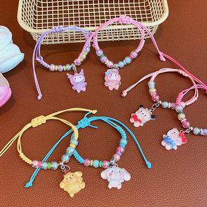 Braccialetto con Ciondolo Cartone Animato, Braccialetto Anime Fatto a Mano con Corda Intrecciata, Braccialetto dell'<span class=keywords><strong>Amicizia</strong></span> per Bambini - Product Image 2