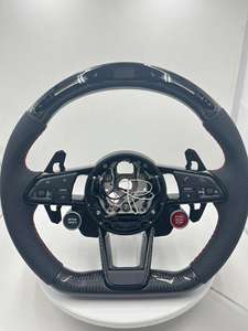 Volante de Fibra de Carbono Forjado para <span class=keywords><strong>Audi</strong></span> A1 A3 A4 A5 <span class=keywords><strong>A6</strong></span> A7 R8 RS3 RS5 C7 Q5 Q7 S3 S4 S5 TT B8 B9, Admite Cualquier Personalización - Product Image 1