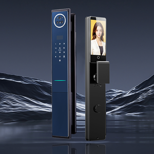 กุญแจล็อคประตูอัจฉริยะแบบไบโอเมตริกซ์ NFC พร้อมกล้องสำหรับประตูกระจกและประตูไม้ ปี 2025 ผลิตในจีน ทำจากอลูมิเนียมอัลลอยด์ รองรับแอป Tuya - Product Image 3