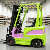 Chariot élévateur électrique à batterie lithium pour entrepôt frigorifique, logistique en entrepôt intérieur, chargement de conteneurs, 1,5 tonne, 2 tonnes