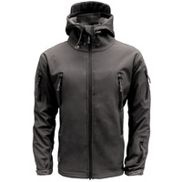 Herren Winterjacke Taktische Wasserdichte Softshell 3-in-1 Schicht Fleecejacke Unisex Outdoor Windbreaker Khaki Farbe
