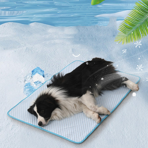 Custom Logo Breathable <b>Cat</b> Dog Cooling <b>Mat</b> Pet Summer Cooling Pad for Dogs <b>Cats</b> Portable Comfortable Anti Heat Sleeping <b>Mat</b> - Product Image 1