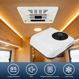 <span class=keywords><strong>Aire</strong></span> <span class=keywords><strong>Acondicionado</strong></span> de Techo X700 para Camiones y Autocaravanas, Unidad de CA de 12V, 24V, 48V, 72V, Climatizador de Estacionamiento para Autocaravanas - Product Image 4