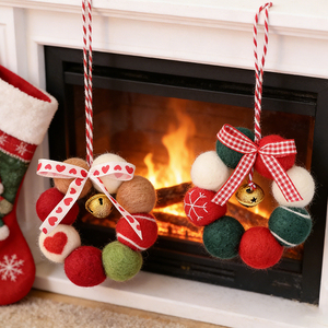 Guirnaldas Navideñas al por Mayor a Precio Económico, Adornos Colgantes para <span class=keywords><strong>Árbol</strong></span>es <span class=keywords><strong>de</strong></span> Navidad, Mini Guirnaldas Personalizadas para una Feliz Navidad - Product Image 6