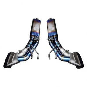 Sistema de Escape Catback Vortex Premium de Aleación de Titanio para Mercedes Benz AMG G63 W463 W464 4.0T con Puntas de Fibra de Carbono y Control de Válvulas - Product Image 1