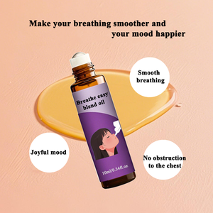ขวดน้ำมันหอมระเหยแบบม้วนใส่น้ำมันช่วยหายใจเรียบและลดความแออัดของจมูกหายใจได้ง่าย - Product Image 5