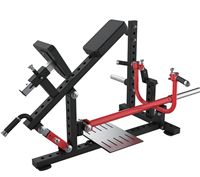 Máquina de entrenamiento de fuerza de acero para fitness comercial, máquina de entrenamiento de espalda, T-Bar Row