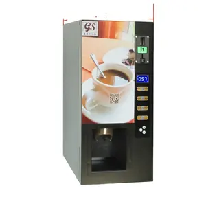 Automatic Coin Operated Auto Cup Coffee Vending Desktop Coffee Machine Vending Instant Coffee Vending Machine 3 Hot flavors