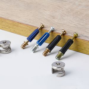 Furniture Accessories Cabinet 3 in 1 Furniture Connecting Rod Mini Fix Board Connector Fittings Screw Wood Connectors - Product Image 5