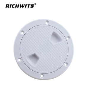 Round Deck Hatch Cover 4 6 8 Inch Plastic Marine Hardware For <b>Yacht</b> Inspection Handhole Work Cover - Product Image 3