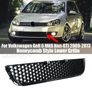 Grille inférieure de pare-chocs avant en nid d'abeille style GTI pour Volkswagen VW Golf 6 MK6 Non-GTI 2009 2010 2011 2012 2013 - Product Image 1