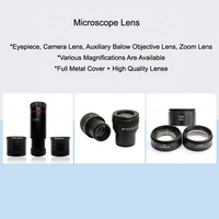 WF mikroskop Stereo dapat disesuaikan, lensa mata 20X 12mm 30mm
