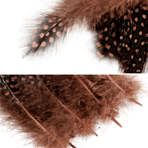 2-4in bán buôn fowl lông Hat Trang trí Đảng Halloween số lượng lớn guinea bộ lông - Product Image 3