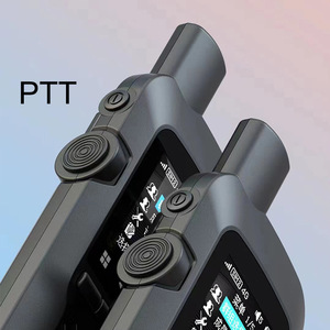 Talkie-walkie POC 4G Global PTT ultra-fin longue portée pour communication extérieure avec emplacement pour carte 4G et batterie au lithium - Product Image 1