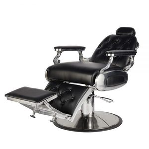 Sillón de Barbería HZ8796C Negro, Altura Ajustable, Uso Comercial - Product Image 4