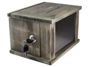 Joyero de madera de <span class=keywords><strong>pino</strong></span> macizo personalizado con cerradura de pizarra y llave, caja de madera temática para el hogar, modelo de madera maciza con grabado - Product Image 4