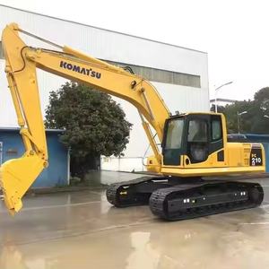 Excavatrice hydraulique Komatsu PC210lc-8 d'occasion de 20 tonnes avec moteur d'origine, boîte de vitesses PLC, pompe et roulement - Équipement lourd - Product Image 2