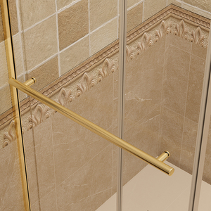 Paroi de <span class=keywords><strong>douche</strong></span> pliante sans cadre pour <span class=keywords><strong>baignoire</strong></span> d'appartement, en verre trempé de 10 mm, pour salle de bain, hôtel, vente en gros en usine - Product Image 5