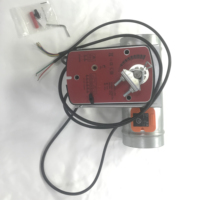 ZOSLONG 24V5NM 24V AC/DC Volet coupe-feu électrique en acier galvanisé rouge avec commande marche/arrêt et installation sur axe pour hôtels et conception graphique