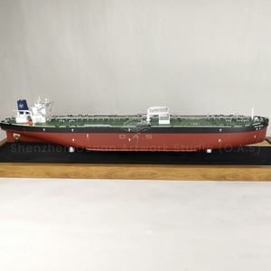 O.A.S Factory 100% Modelo de barco de alta calidad hecho a mano Regalo de negocios personalizado 100cm Modelo de barco cisterna químico - Product Image 4