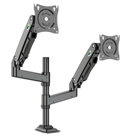 Support de moniteur réglable KALOC Premium pour bureau, compatible avec les écrans LCD de 17 à 32 pouces, VESA 75x75 100x100
