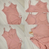Prix d'usine bas quantité minimale de commande vente chaude Stretch Sexy Dance Wear Ballet rose vif justaucorps pour les femmes