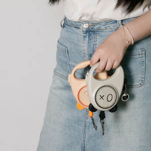 Correa de nailon retráctil automática reflectante y duradera para perros pequeños y medianos - Product Image 2