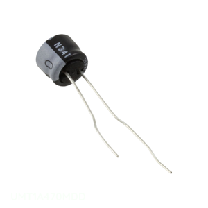 ตัวเก็บประจุแบบ CAP ALUM 47UF 20% 10V RADIAL TH Through Hole 47 uF UMT1A470MDD จากผู้ผลิต - Product Image 1