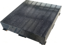 Plaque de surface en granit à rainures en T pour le traçage et le positionnement, idéale pour le serrage et l'assemblage d'objets de travail