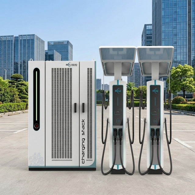 480KW Pedestal Type EV Charging Station for Electric Truck Fleet