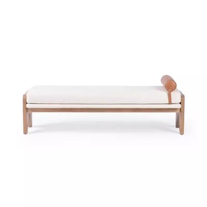 Simple Chinese Style Solid Wood <b>Bench</b> Sofa Stool Multi Function Home Guesthouse Ottoman Long <b>Seat</b> With Cushion For Living Room - Product Image 2