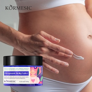 KORMESIC Marque privée Logo personnalisé 120g Crème <span class=keywords><strong>pour</strong></span> le ventre de la femme enceinte à base de plantes naturelles et biologiques <span class=keywords><strong>pour</strong></span> réduire <span class=keywords><strong>les</strong></span> <span class=keywords><strong>vergetures</strong></span> - Product Image 1