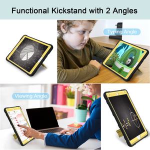 עטיפה נגד זעזוע כבד כבד טבהעמדת ילדים לוח כיסוי תיק עבור איפאד 10.2 אינץ '2021 ה-8 ה-7 ה-8 - Product Image 2
