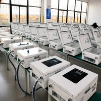 TA-DC-WD Nuevo Cargador Rápido para Vehículos Eléctricos de Corriente Continua de Nivel 3 con RFID Comercial de 20-40KW, CCS/GBT/CHADEMO, IP54, Entrada de 100A y 380V, 2 Años de Garantía